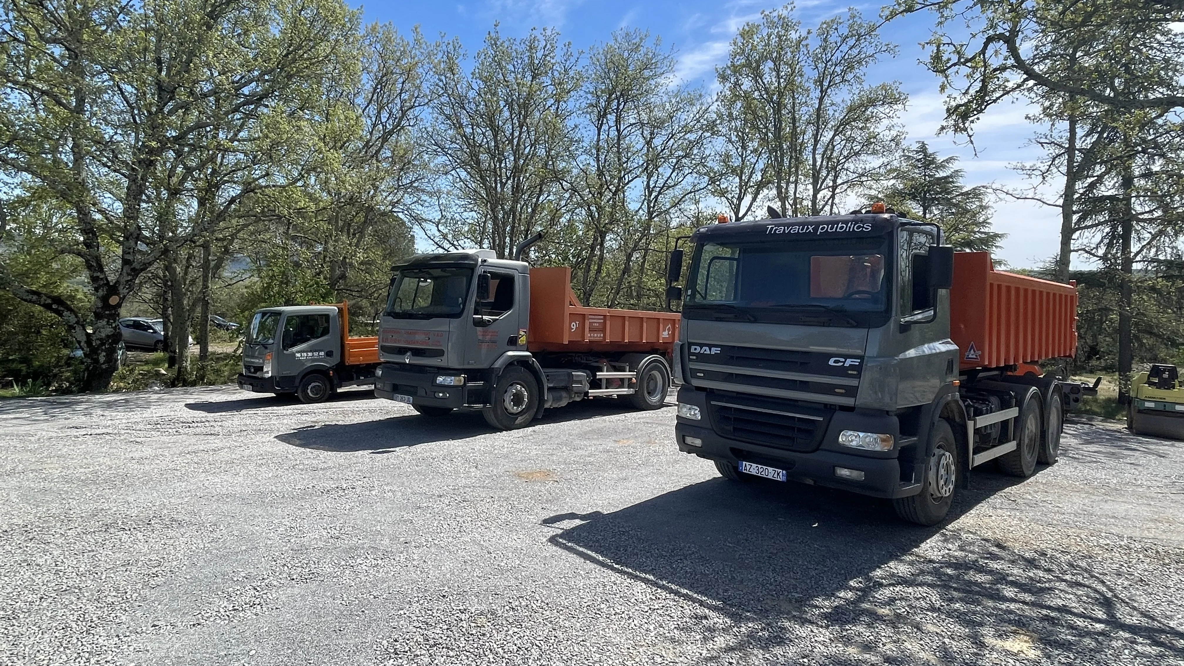 camions chassain travaux publics